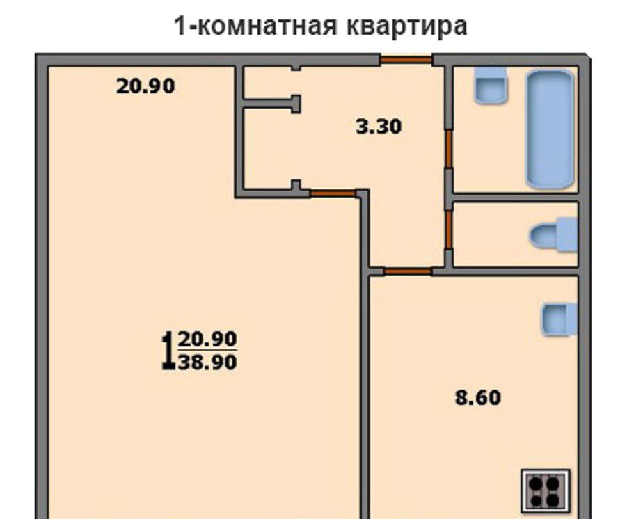 План квартиры п 46