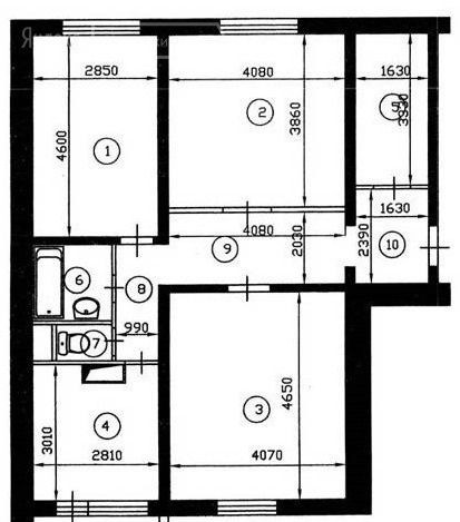 План квартиры п 46