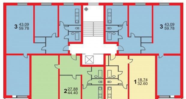 Продажа двухкомнатной квартиры Москва, Загородное шоссе 15к2, цена 7900000 рубле