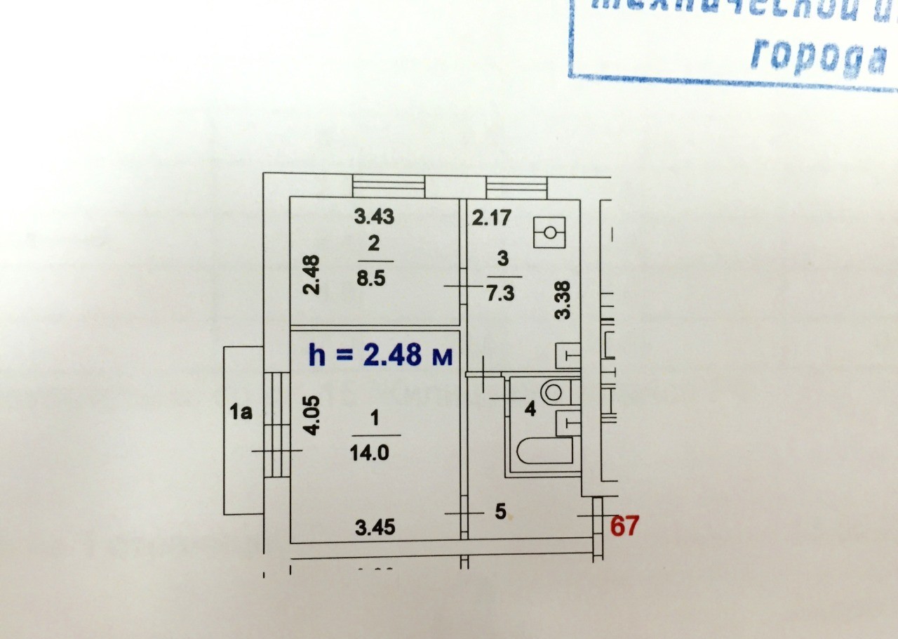 Планировка юных Ленинцев 117/1