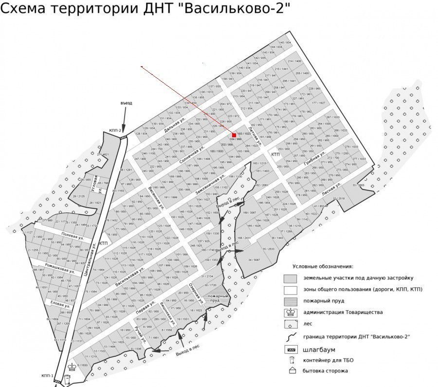 Васильково 3 схема участков