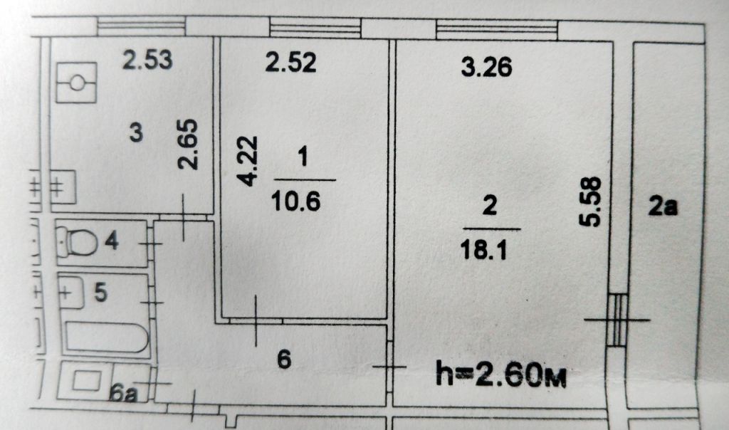 План квартиры в 12 этажном панельном доме