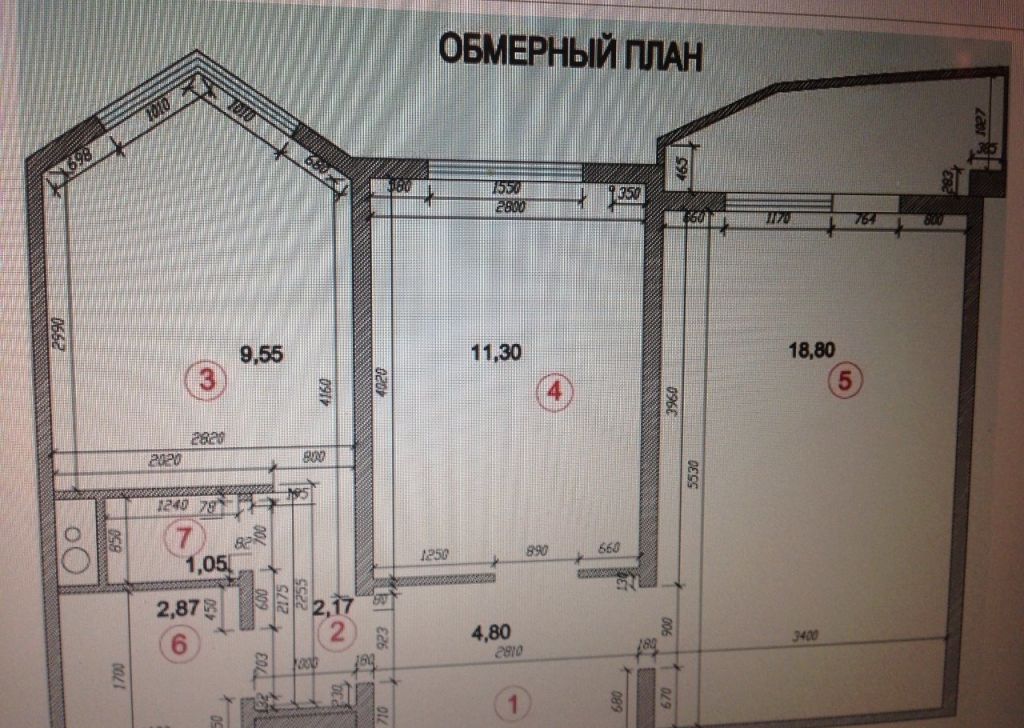 План квартиры п44т двушка