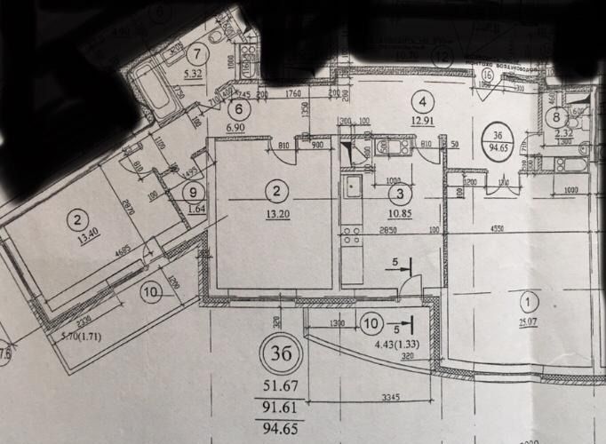 Планировка этажа мичуринский проспект 25к3 Продажа трёхкомнатной квартиры Москва, Мичуринский проспект 26, цена 26000000 ру