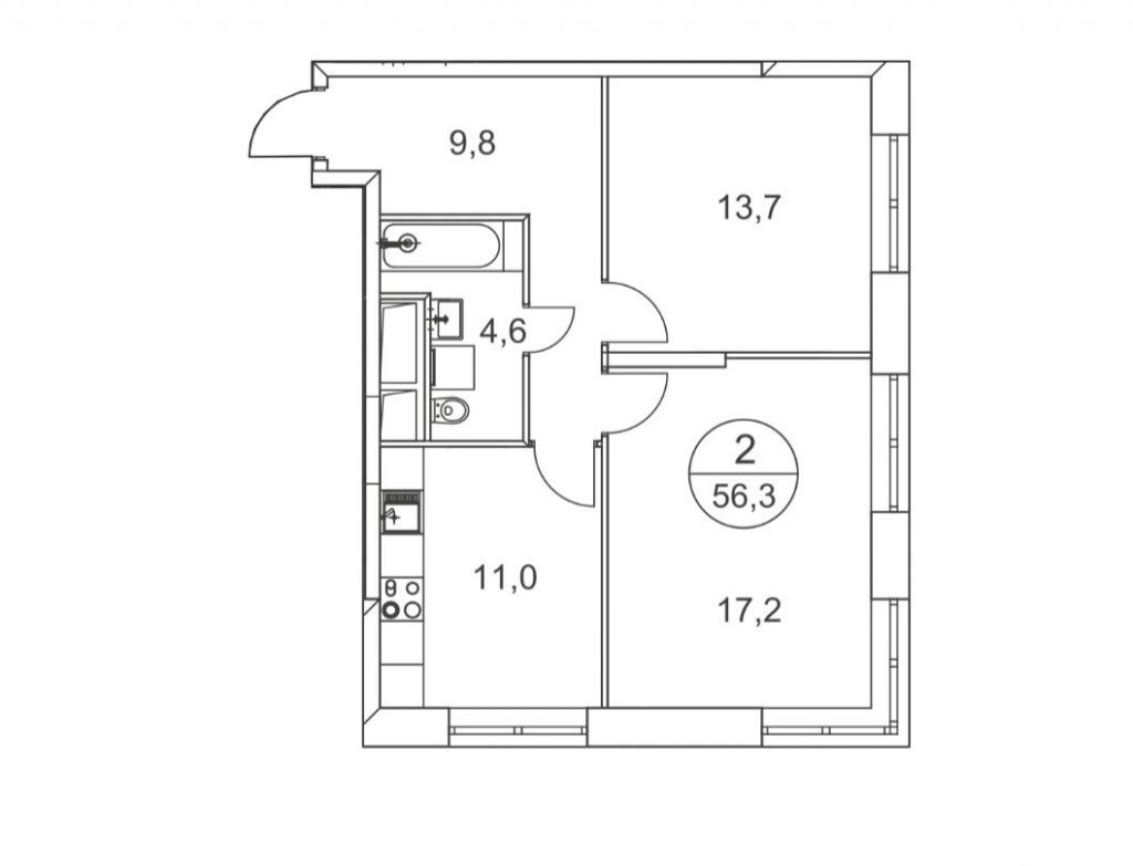 Купить 2 Комнатную Квартиру Метро Рассказовка