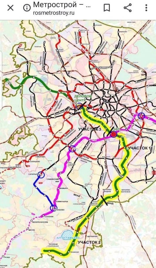 М щербинка на схеме метро